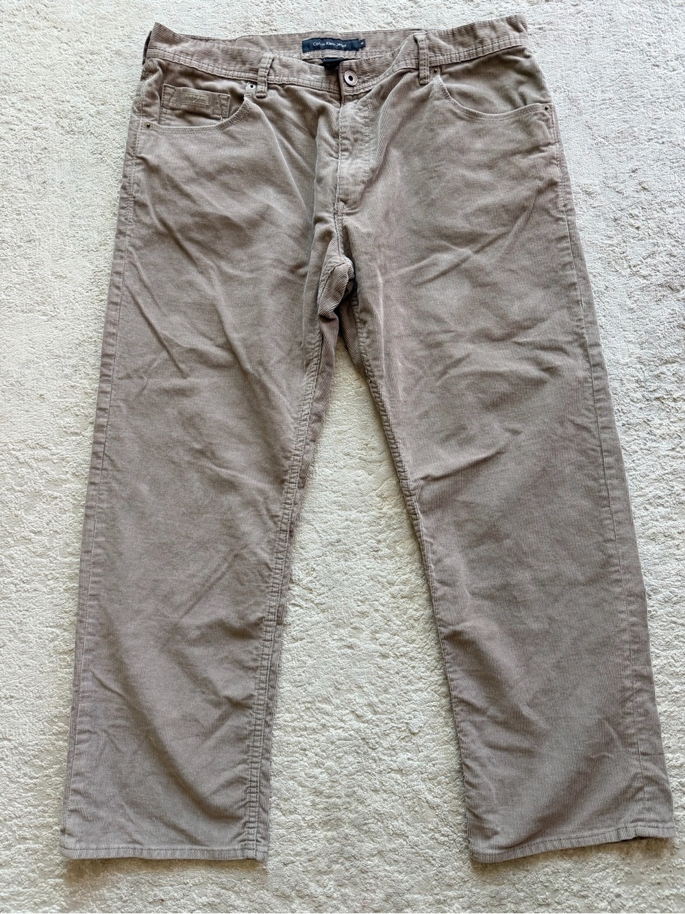 Calvin Klein Jeans Brown Corduroy Pants Size 40